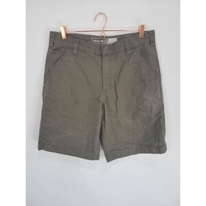 Carhartt Mens Rugged Flex Relaxed Fit Canvas Work Shorts Moss Green 34 Utility